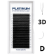 Ready Fan Eyelash Clusters 3D Black U-Shape Curl D 0.07 7–13 mm PLATINUM
