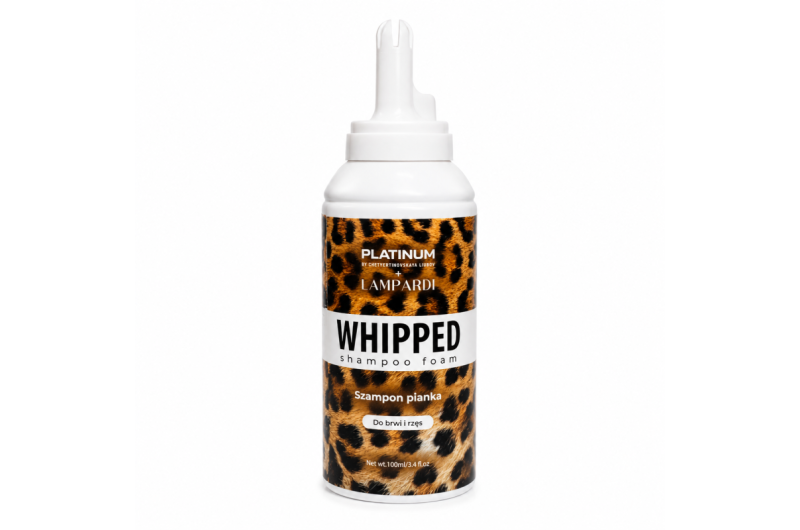Espuma limpiadora para cejas y pestañas PLATINUM x LAMPARDI WHIPPED (100 ml)