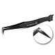 Pinza para extensiones PLATINUM LAZER Black Cat – profesional para pestañas