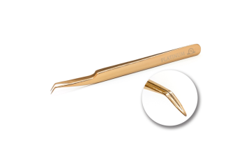Pinza para pestañas PLATINUM ET 45 rosa dorado mini 5mm