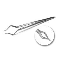 Pinza recta PLATINUM RHOMBUS