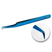 Pinza para pestañas PLATINUM ET 15 mini LAZER azul
