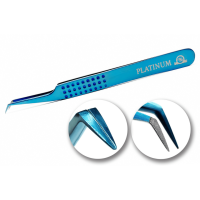 Pinza para extensiones de pestañas ET 45 PLATINUM  láser