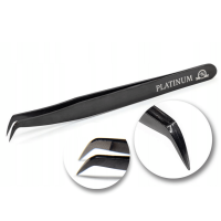 Pinza para pestañas PLATINUM Black LAZER
