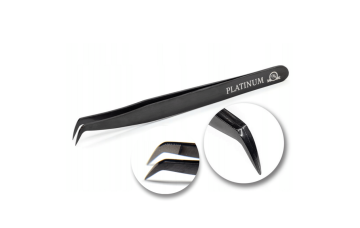 Pinza para pestañas PLATINUM Black LAZER