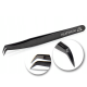 Pinza para pestañas PLATINUM Black LAZER