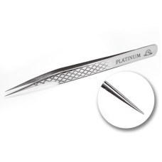 Pinza para pestañas PLATINUM recta Diamond delfín