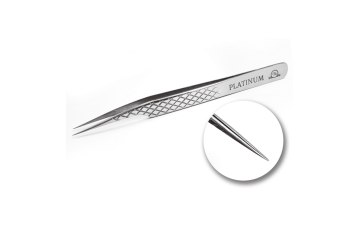 Pinza para pestañas PLATINUM recta Diamond delfín