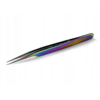 Tweezer eyelash PLATINUM Plasma straight multicolor