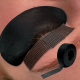 Parche de gel negro, 10 pares