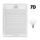 Abanicos para extensiones de pestañas PLATINUM 320 uds. C / 0.07 / 4D / MIX 7–14 mm