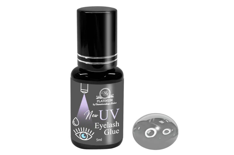 Pegamento UV para extensiones de pestañas gris