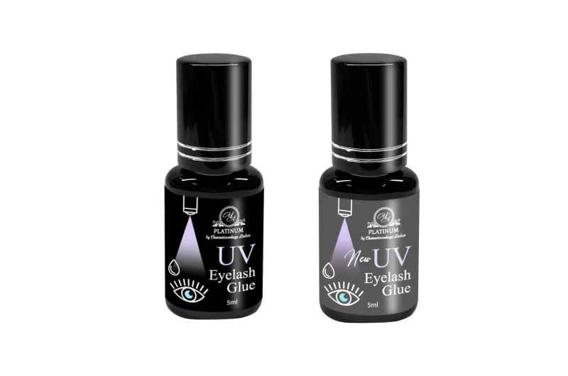 Pegamento UV para extensiones de pestañas gris