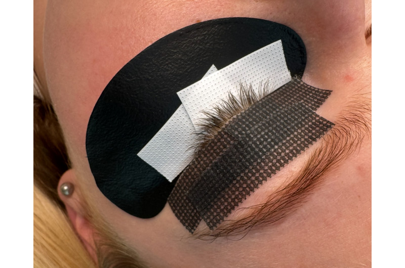 Cinta perforada negro de papel y gel PLATINUM
