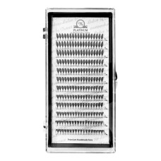 Pestañas en abanico tipo pluma  PLATINUM 0,03 C MIX 8–14 ММ