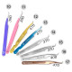 Pinza para pestañas PLATINUM ET 45 rosa dorado