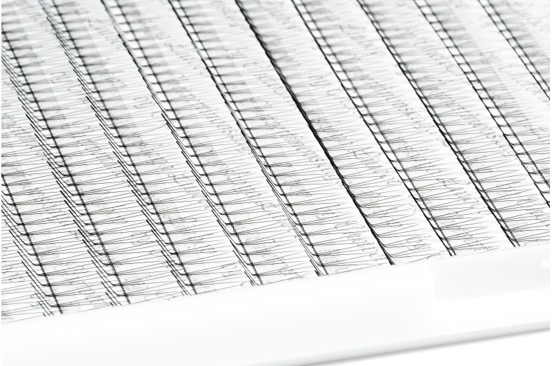 Abanicos para extensiones de pestañas PLATINUM 320 uds. L / 0.07 / 4D / MIX 7–14 mm