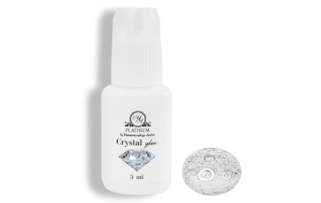 Pegamento para extensiones de pestañas Crystal PLATINUM 5 ml