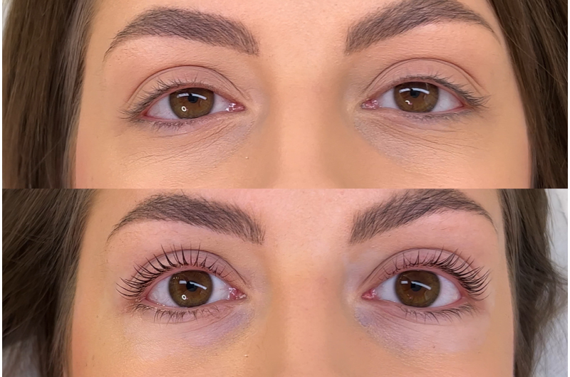 Loción lifting en sachet para laminado de pestañas y cejas – STEP 1 PLATINUM