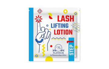 Loción lifting en sachet para laminado de pestañas y cejas – STEP 1 PLATINUM