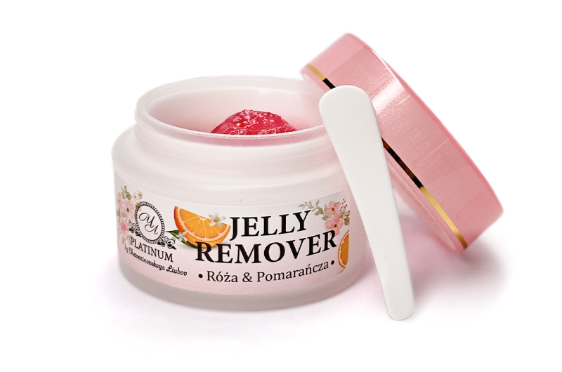Removedor en gel para extensiones de pestañas PLATINUM rosa-naranja 15ml