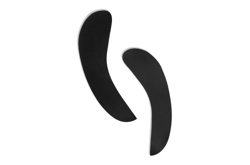Parches de silicona negros