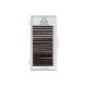 Pestañas para extensiones marrón oscuro PLATINUM В 0.07, mix 5–7 mm – 20 líneas