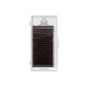 Pestañas para extensiones marrón oscuro PLATINUM С 0.07, mix 5–7 mm – 20 líneas