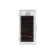 Pestañas para extensiones marrón oscuro PLATINUM СС 0.07, mix 7–12 mm – 20 líneas
