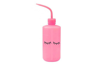 Dispensador con bomba y boquilla rosa