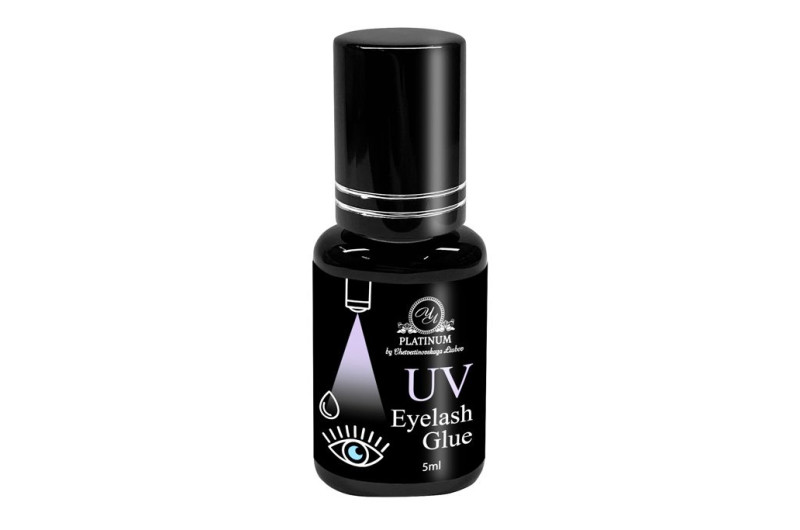 Pegamento UV para extensiones de pestañas gris