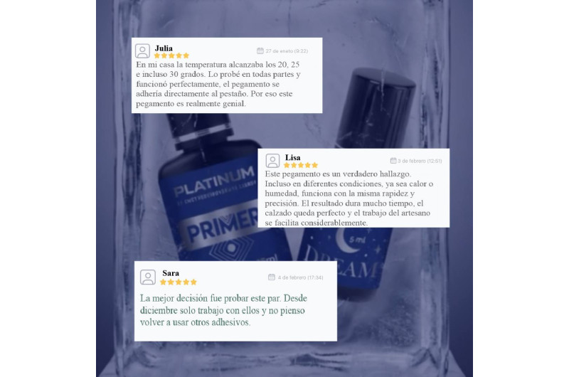 Set PLATINUM: Pegamento para extensiones de pestañas Dream 5 ml + Primer-Bonder 15 ml