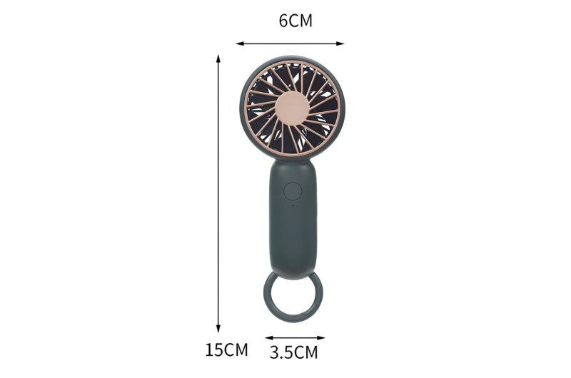Mini secador para pestañas blanco