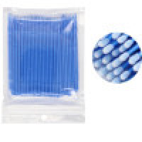 Microcepillos para pestañas – 100 uds (azul)