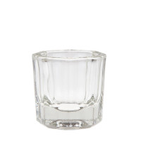 Vaso de vidrio para mezclar henna, pigmentos y tintes
