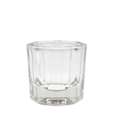 Vaso de vidrio para mezclar henna, pigmentos y tintes