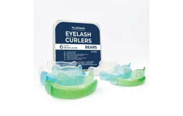 MOLDES DE SILICONA PARA LAMINACIÓN DE PESTAÑAS BEARS — 6 PARES PLATINUM