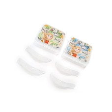 Moldes de silicona para laminación de pestañas (transparentes, talla M)