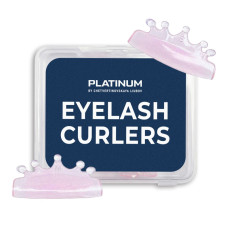 Moldes de silicona para lifting de pestañas Crown, 2 pares, PLATINUM