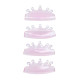 Moldes de silicona para lifting de pestañas Crown, 2 pares, PLATINUM