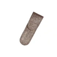 Estuche para 2 pinzas, con purpurina, multicolor