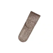 Estuche para 2 pinzas, con purpurina, multicolor