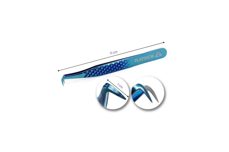 Tweezers for eyelash extensions plasma Diamond Lazer