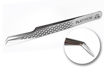 Pinza para pestañas PLATINUM ET 45 Diamond
