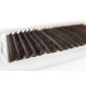 Pestañas para extensiones marrón oscuro PLATINUM В 0.07, mix 5–7 mm – 20 líneas