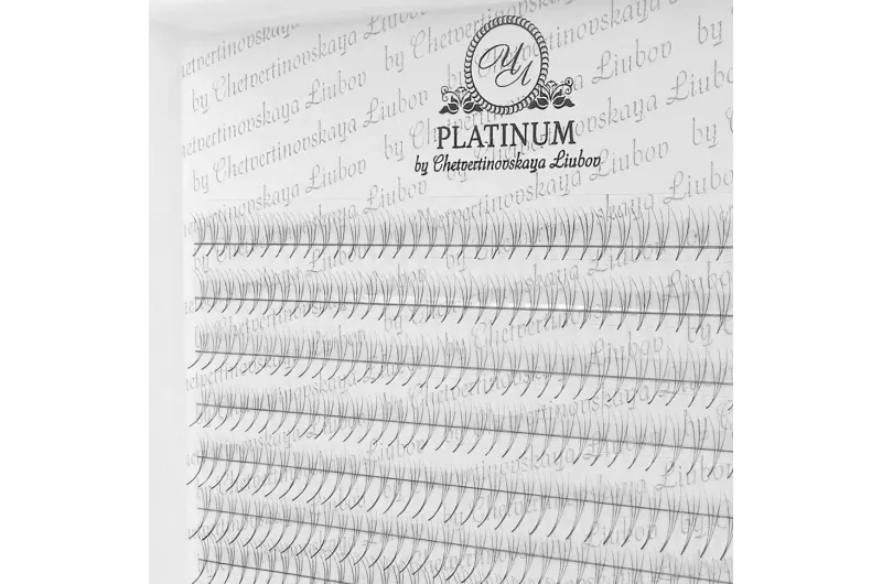 ABANICOS  de pestañas 3D MIX 7–14 mm 1600 racimos PLATINUM – C