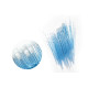 Microbrush para pestañas 100 uds. Azul con brillo