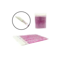 Cepillos macro con purpurina (50 uds) – rosa