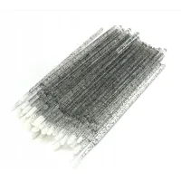 Microbrush para pestañas 100 uds. negro con brillo