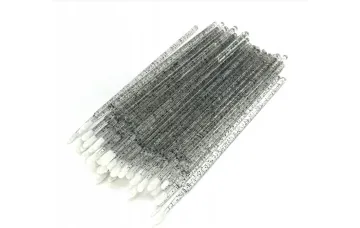 Microbrush para pestañas 100 uds. negro con brillo